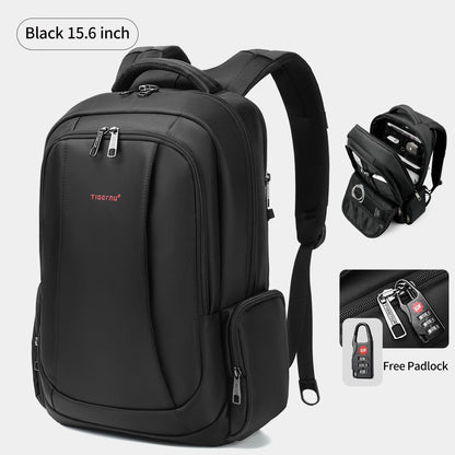TIGERNU Laptop Backpack for Men – Waterproof Business Travel Backpack