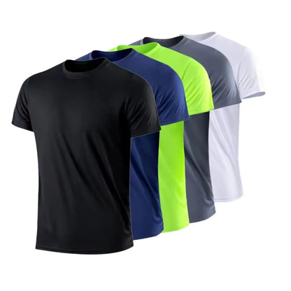 Men’s Quick Dry Athletic T-Shirt – Breathable Fitness Gym Tee for Running, Workout & Sportswear