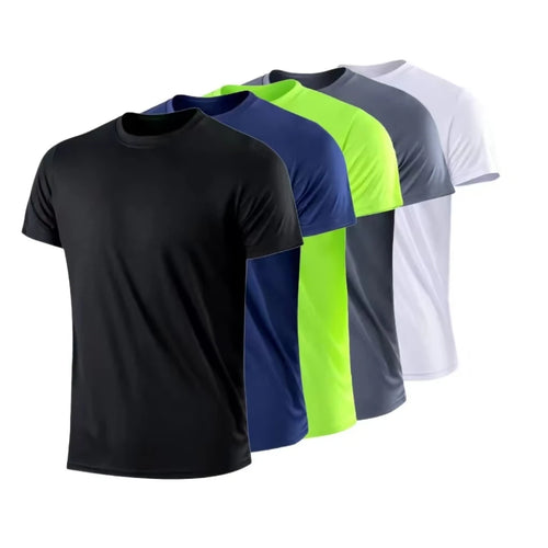 Men’s Quick Dry Athletic T-Shirt – Breathable Fitness Gym Tee for Running, Workout & Sportswear