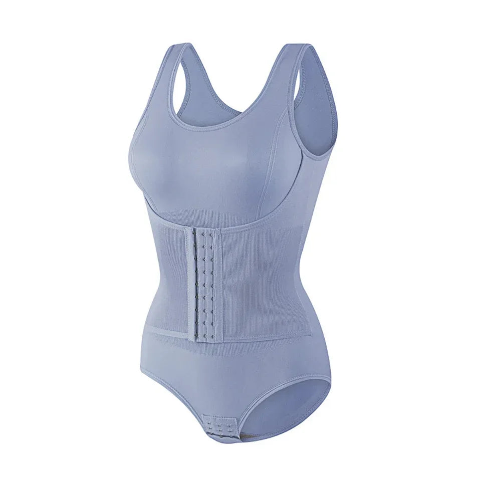 2026 New Bodysuit Shapewear with Zipper Belt Women Tummy Control Fajas Body Shaper Waist Trainer Slimming Cincher Corset Tops