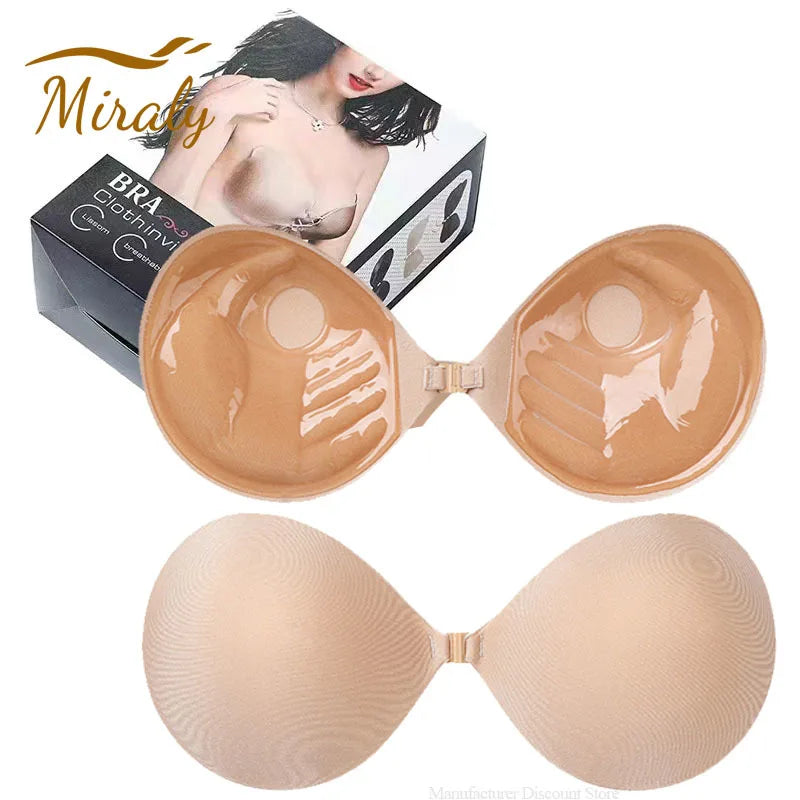 Invisible Strapless Adhesive Push-Up Silicone Bra