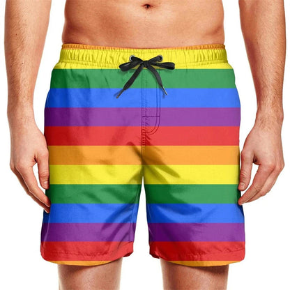 Men’s Quick Dry Swim Trunks – Summer Beach Shorts with Pockets