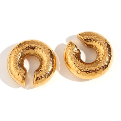 Chunky Hoop Earrings – Gold & Silver Statement Earrings
