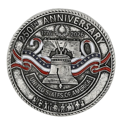 Limited Edition Patriot Pin – American Independence 250 Years Commemorative Enamel Brooch Badge Gift