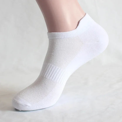 Men’s Low Cut Ankle Socks – Breathable Cotton No Show Socks Pack