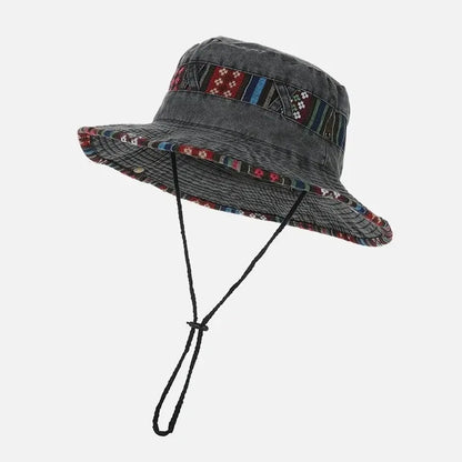 Wide Brim Outdoor Bucket Hat – UV Protection Fishing & Hiking Sun Hat