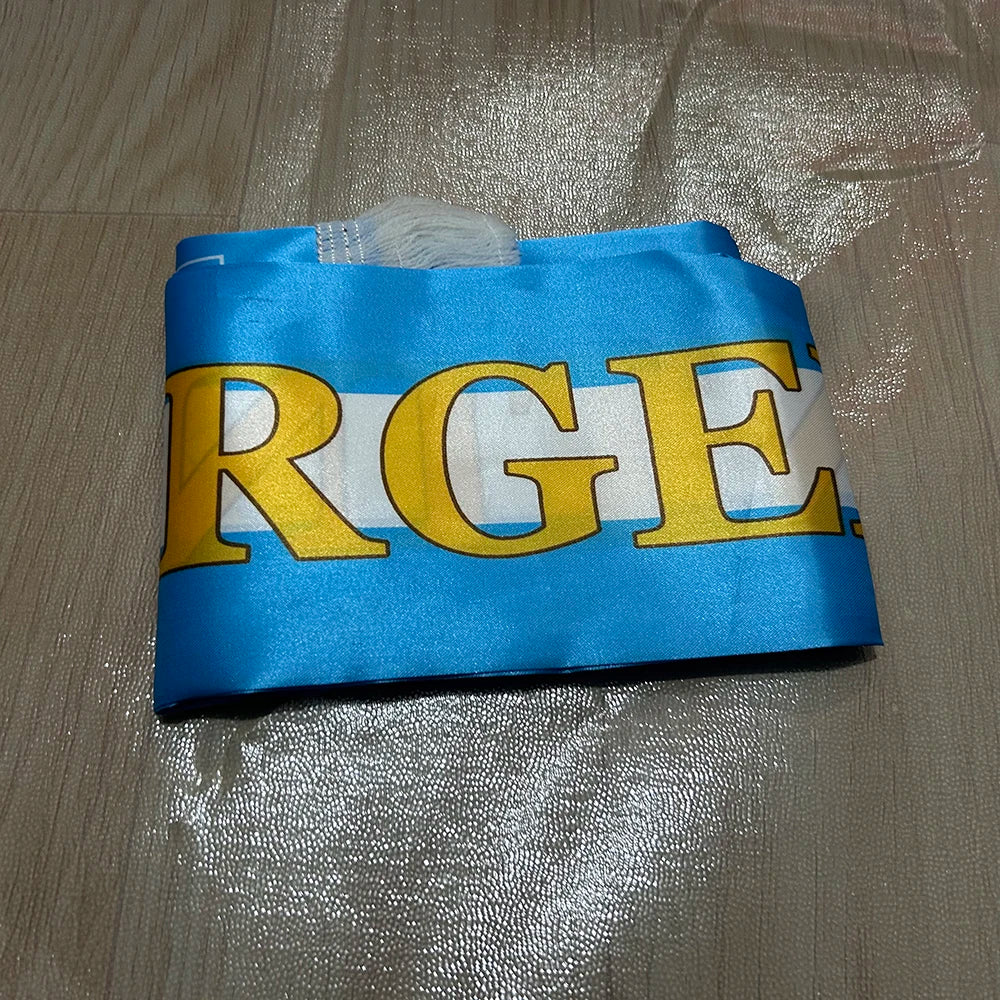 Argentina World Cup 2026 Fan Scarf | Double-Sided Satin Flag Scarf