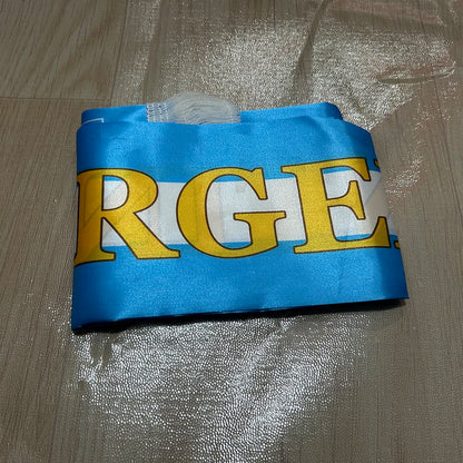 Argentina World Cup 2026 Fan Scarf | Double-Sided Satin Flag Scarf