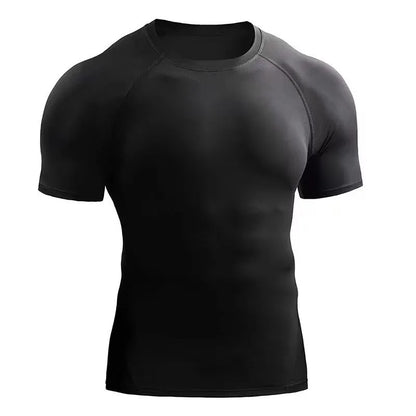 Men’s Compression Workout Shirt – Short Sleeve Athletic Gym T-Shirt for Running & Fitness