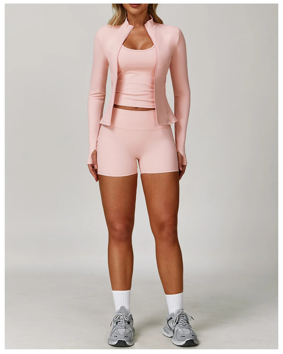 Women's Tracksuits 2 Pieces Sports Set Women Tracksuit Running Workout Sport Suit Gym Sportswear Long Sleeve Bra Clothing