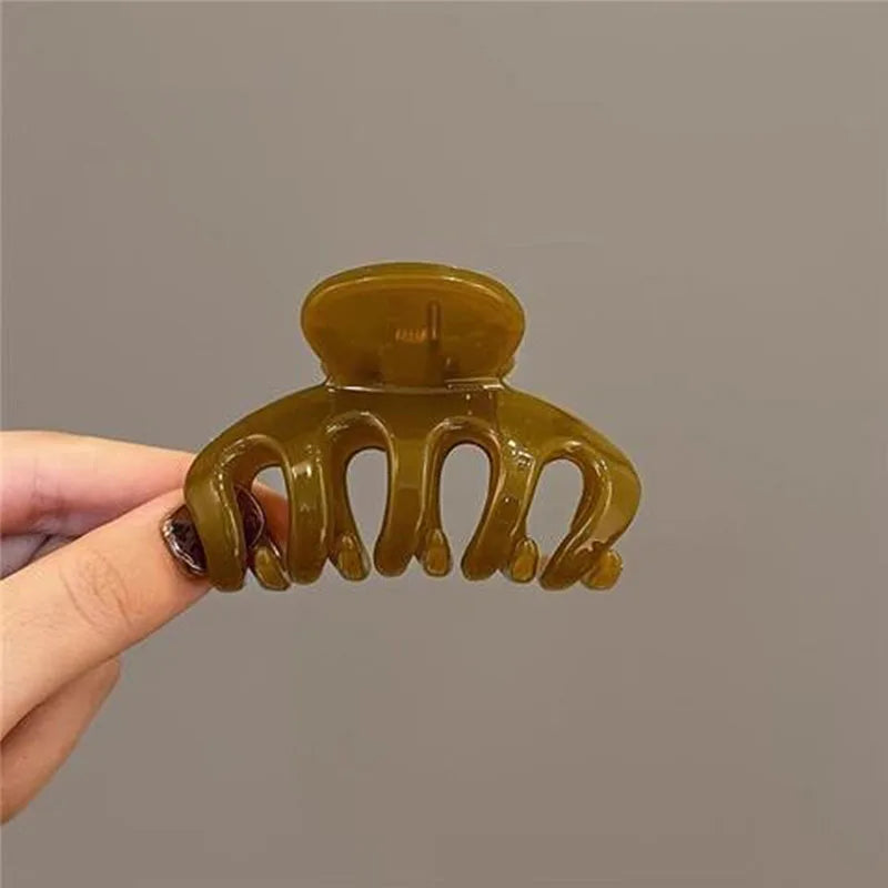 Large Matte Hair Claw Clips – Minimalist Acrylic Jaw Clips for Women Trendy Hair Accessories