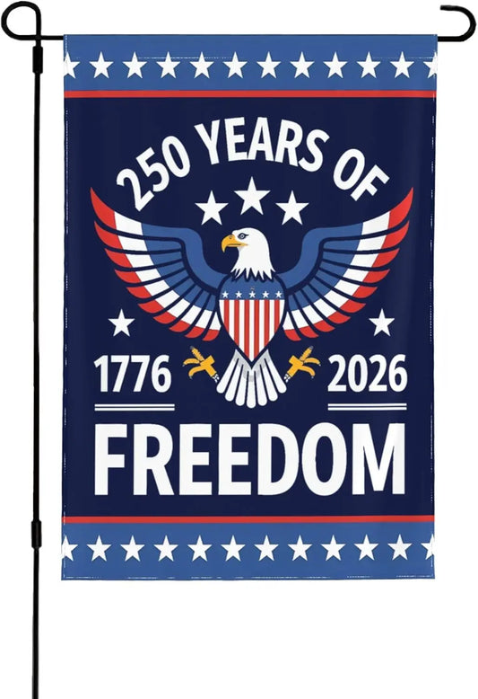 Americas Semi Quincentennial 250th Anniversary Flag 28x40 2026 4th of July Garden Flags