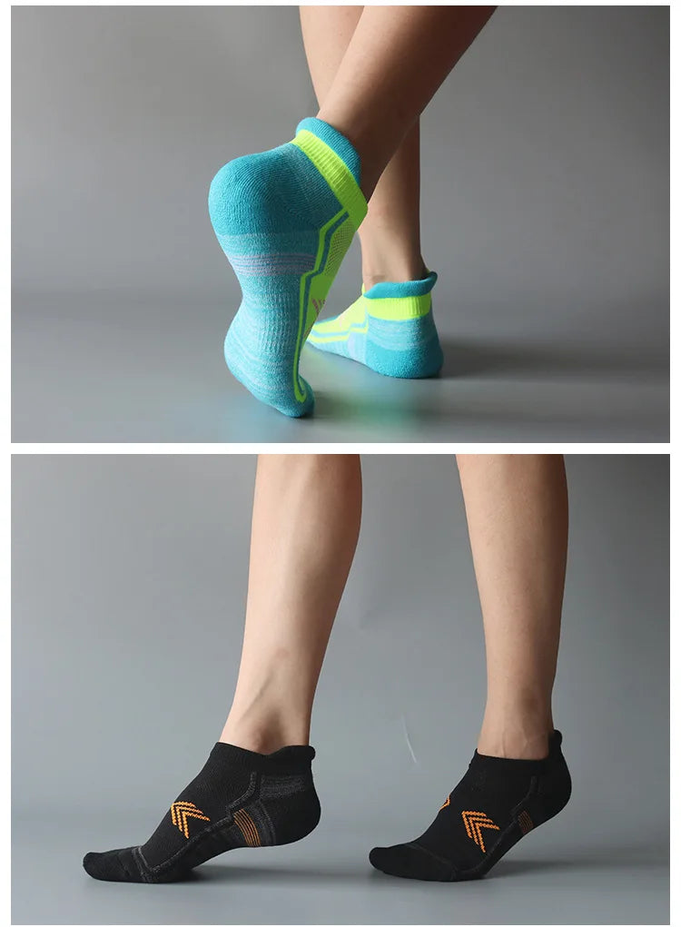 Performance Running Ankle Socks – Breathable Athletic Sports Socks