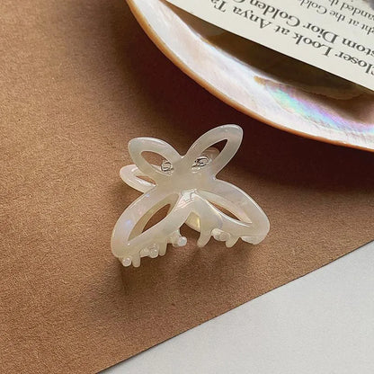 Mini Butterfly Hair Claw Clips – Cute Acrylic Floral Jaw Clips for Women & Girls