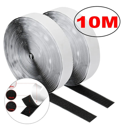 Heavy Duty Hook and Loop Tape – Self Adhesive Fastener Strip for Home & Office