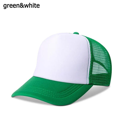 Blank Trucker Hat – Adjustable Mesh Baseball Cap for Men & Women