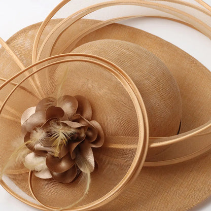 Royal Ascot Mesh Veil Fascinator | Elegant Pillbox Hat for Wedding & Banquet