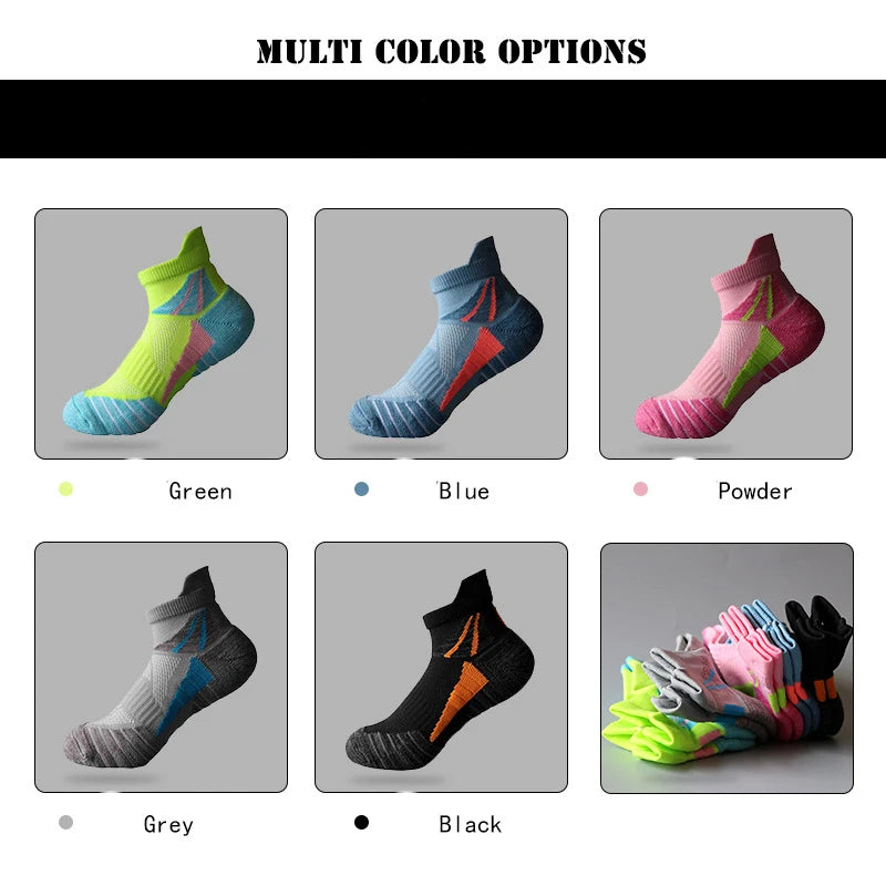 Performance Running Ankle Socks – Breathable Athletic Sports Socks