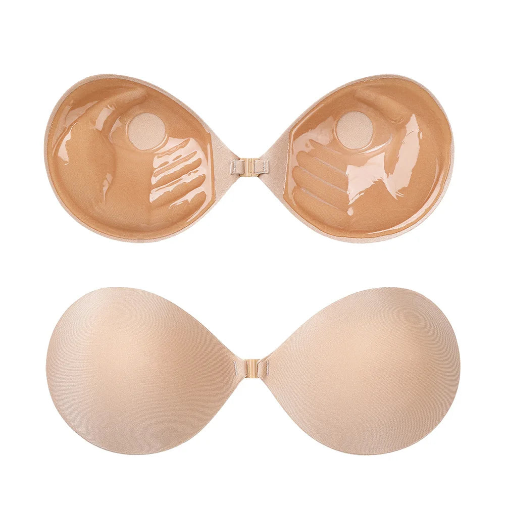 Invisible Strapless Adhesive Push-Up Silicone Bra