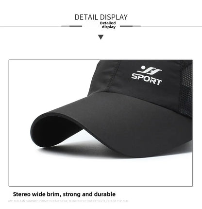 Breathable Sports Baseball Cap – Lightweight Quick Dry Running Hat