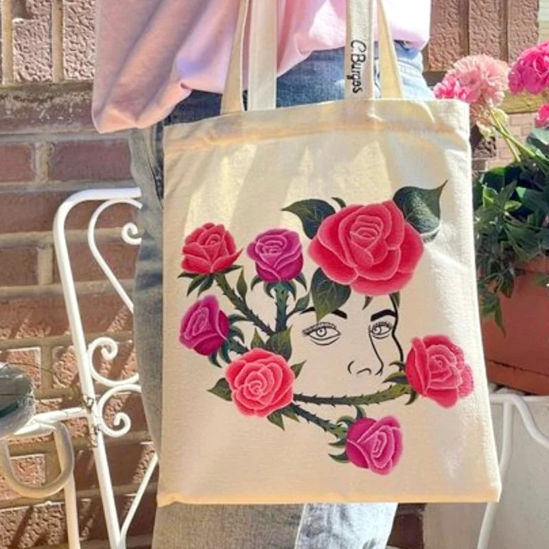 Blank Canvas Tote Bags – Reusable Cotton Shopping Bags for DIY Printing & Everyday Use