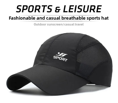 Breathable Sports Baseball Cap – Lightweight Quick Dry Running Hat