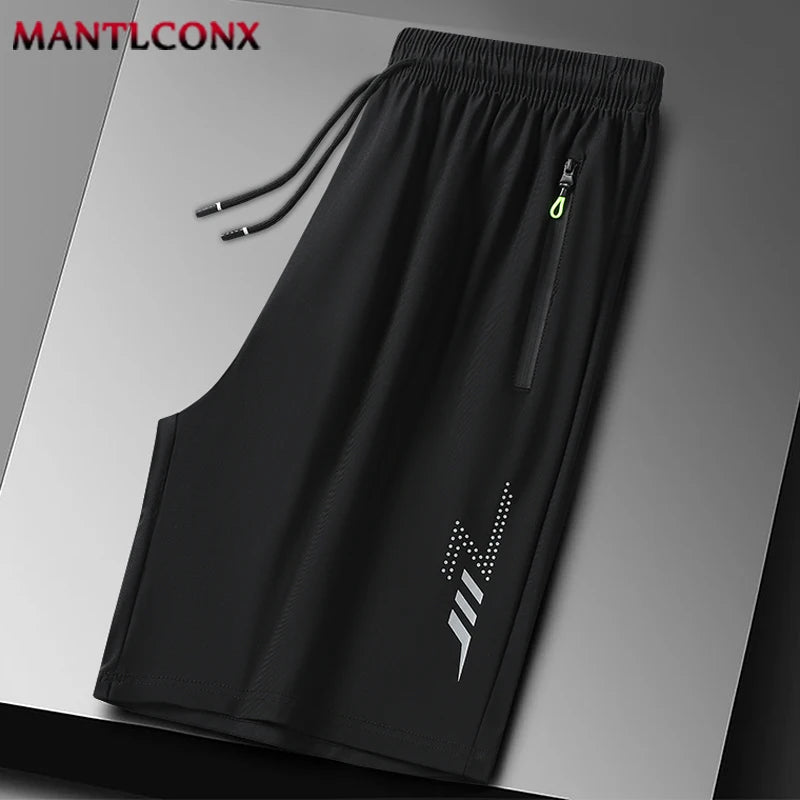 Men’s Quick Dry Running Shorts – Lightweight Athletic Gym Shorts with Zipper Pockets Sportswear for Men