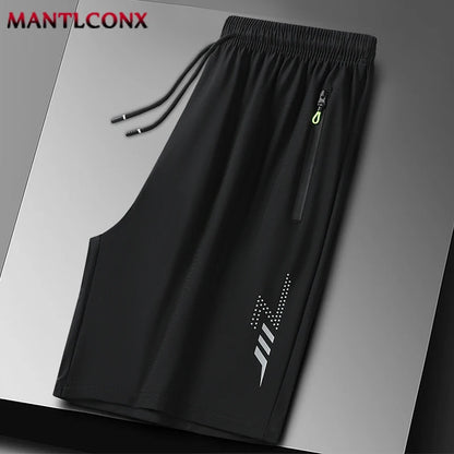 Men’s Quick Dry Running Shorts – Lightweight Athletic Gym Shorts with Zipper Pockets Sportswear for Men