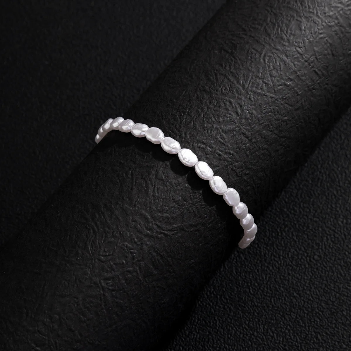 Natural Freshwater Pearl Bracelet – Minimalist Beaded Jewelry