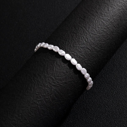 Natural Freshwater Pearl Bracelet – Minimalist Beaded Jewelry