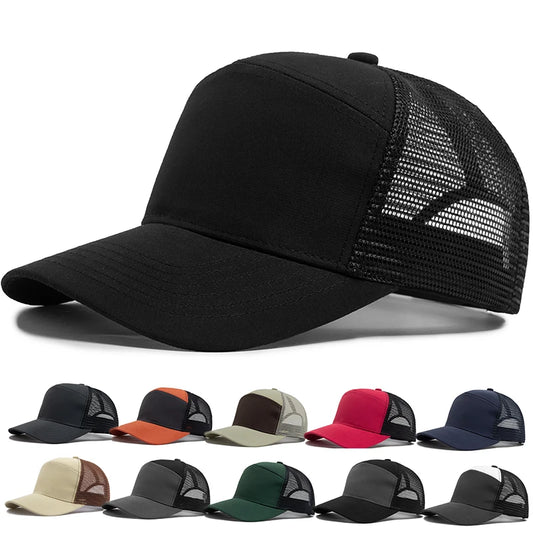 Classic Trucker Hat – Breathable Mesh Baseball Cap for Men & Women