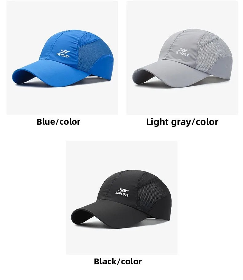 Breathable Sports Baseball Cap – Lightweight Quick Dry Running Hat