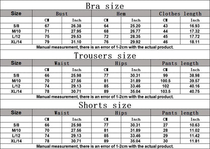 Women Yoga Set 2 Piece Workout Outfit High Waist Leggings Sports Bra Gym Wear