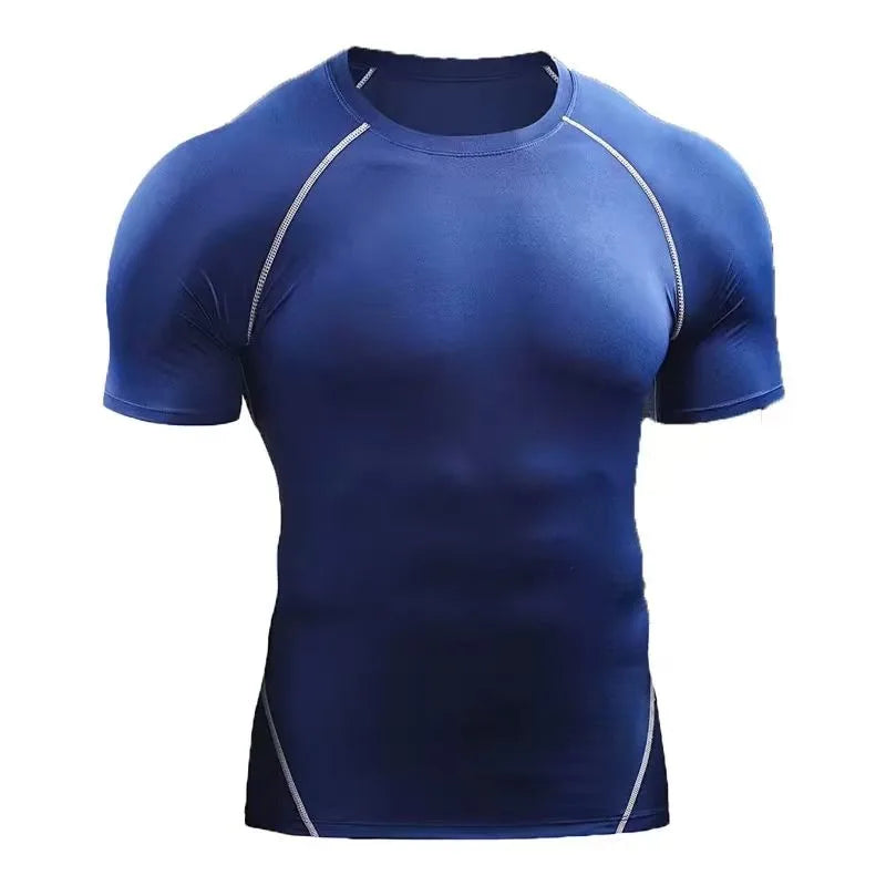 Men’s Compression Workout Shirt – Short Sleeve Athletic Gym T-Shirt for Running & Fitness