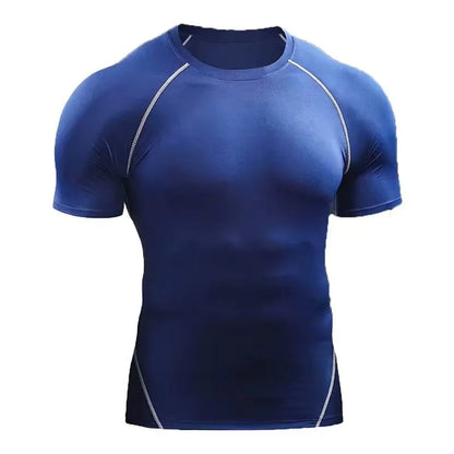Men’s Compression Workout Shirt – Short Sleeve Athletic Gym T-Shirt for Running & Fitness