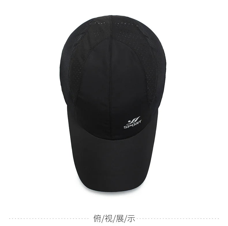 Breathable Sports Baseball Cap – Lightweight Quick Dry Running Hat