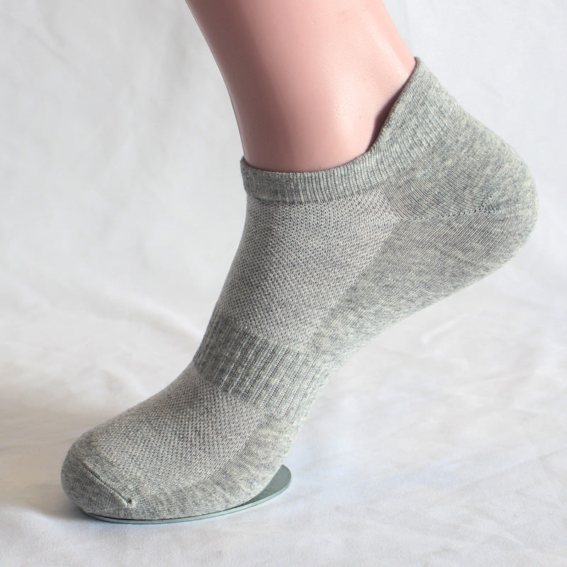 Men’s Low Cut Ankle Socks – Breathable Cotton No Show Socks Pack