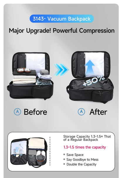 TIGERNU Laptop Backpack for Men – Waterproof Business Travel Backpack