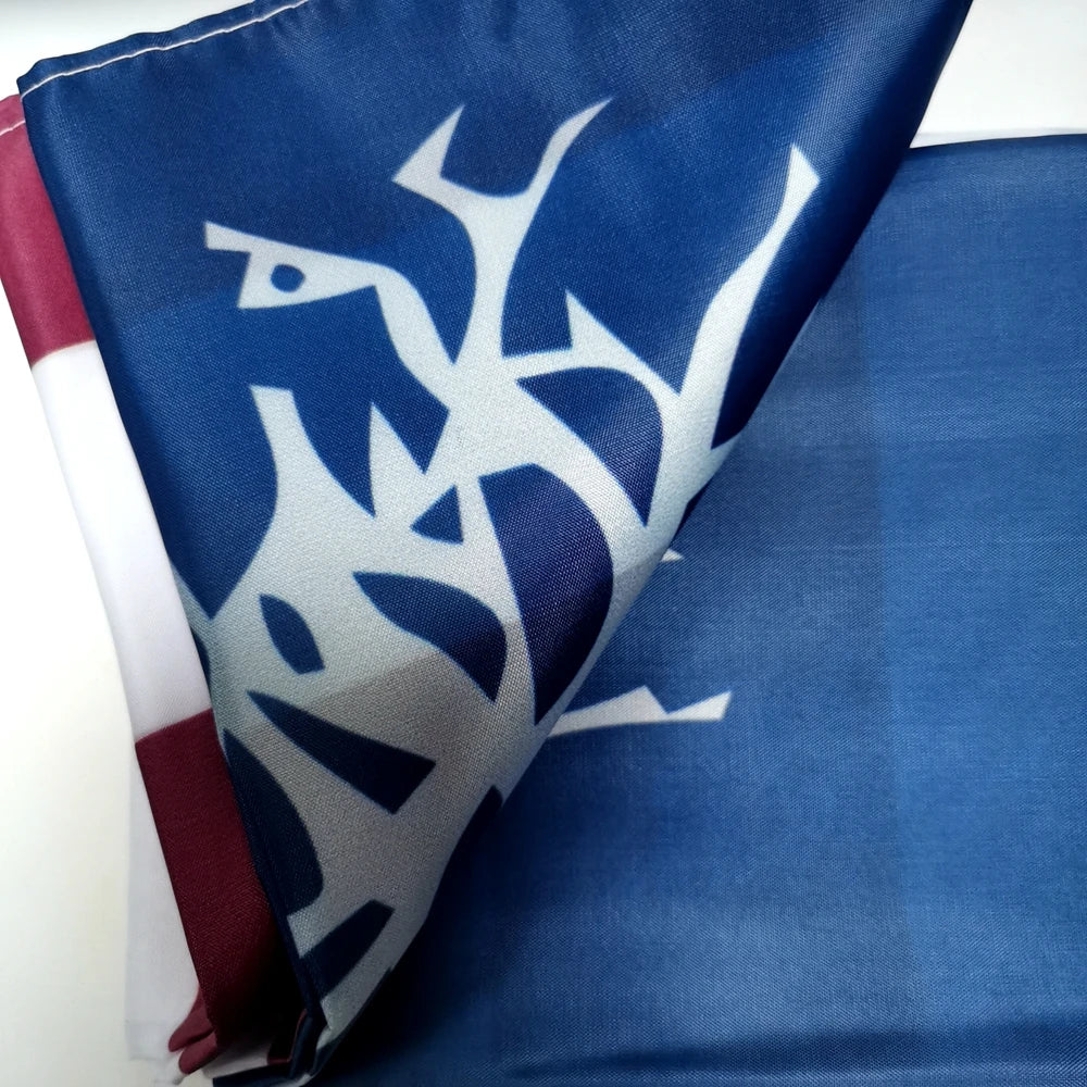 American Flag Tree Design Banner – Patriotic Stars & Stripes Flag
