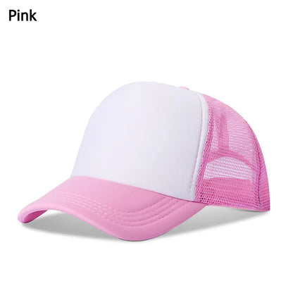 Blank Trucker Hat – Adjustable Mesh Baseball Cap for Men & Women