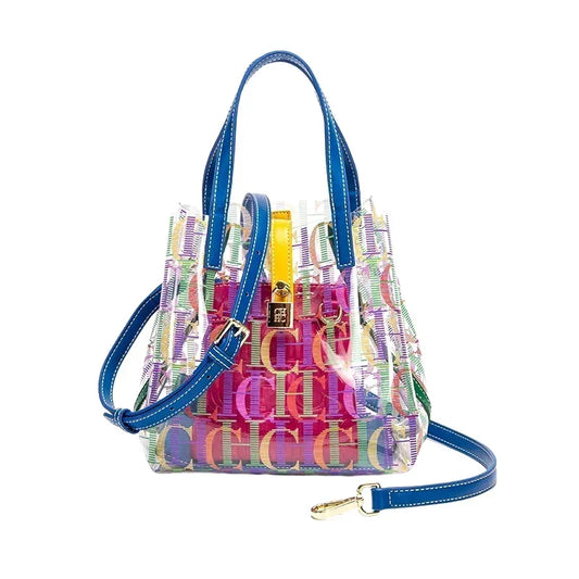 Colorful Transparent Tote Bag – Women’s Fashion Shoulder & Crossbody Bag