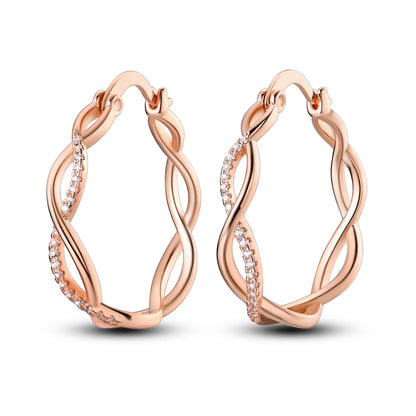 925 Sterling Silver Hoop Earrings – Minimalist Layered Huggie Earrings for Women