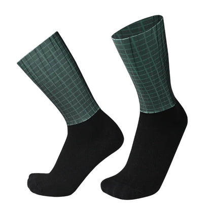 Breathable Mesh Cycling Socks – Lightweight Athletic Crew Sports Socks