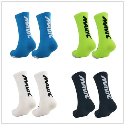 Compression Sports Crew Socks – Breathable Athletic Training Socks