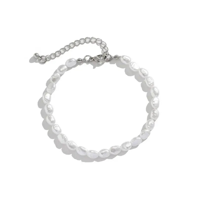 Natural Freshwater Pearl Bracelet – Minimalist Beaded Jewelry