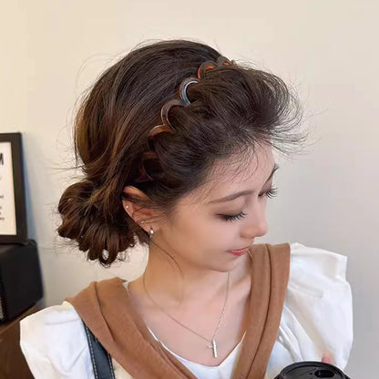 Wave Metal Headband – Vintage Zigzag Hair Hoop for Women Trendy Hair Accessory