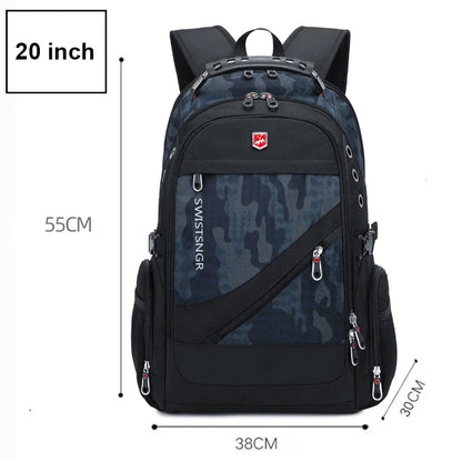 SWISSTSNGR Waterproof Backpack – Casual Laptop & College Bag