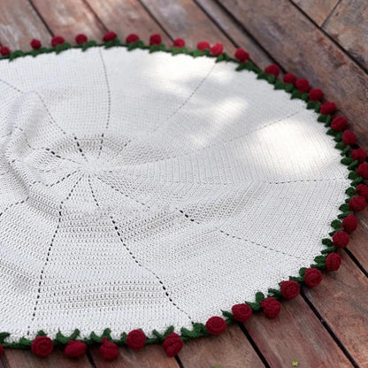 Handmade Crochet Rose Blanket Bouquet | Unique Birthday Gift for Her