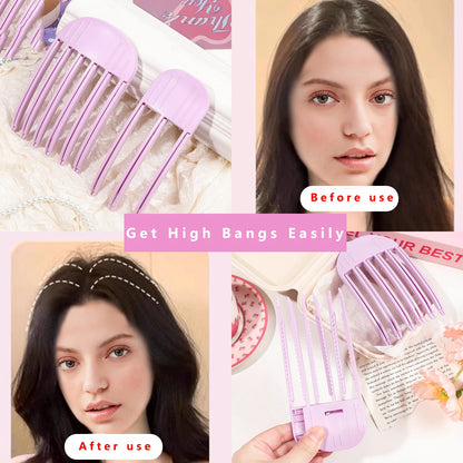 Mini Bangs Hair Claw Clip – Cute Korean Front Hair Roller Clip for Women