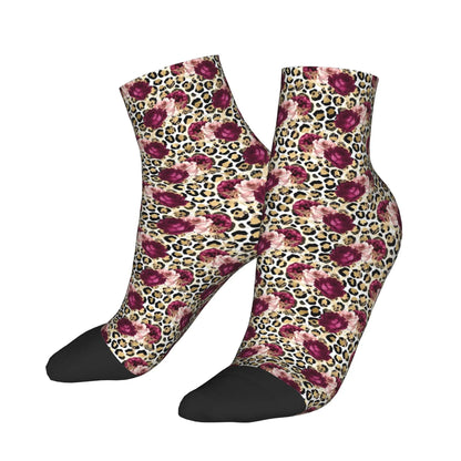 Floral Print Ankle Socks – Vintage Aesthetic Women’s Fashion Socks